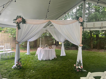 Micro Wedding with Mandap & Draping Add-On