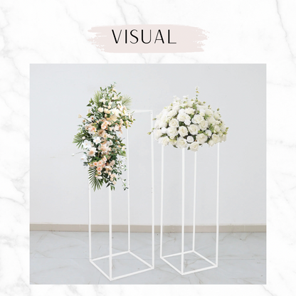 White Frame Stands (Set of 3)