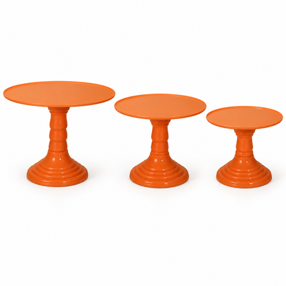 Cake Stand Set- Orange