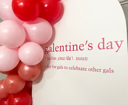 Galentine Dinner Bundle with Custom Decal & Menus