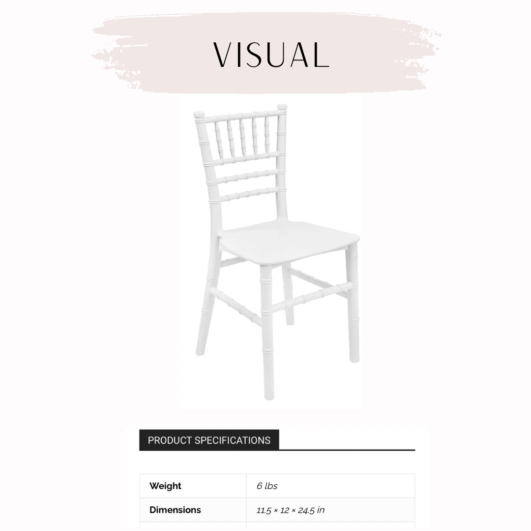 kids chivari chair