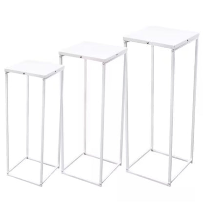 White Frame Stands (Set of 3)