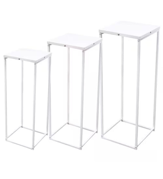 White Frame Stands (Set of 3)