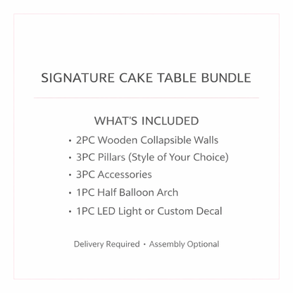 Signature Cake Table Bundle