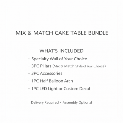 Mix and Match Cake Table Bundle