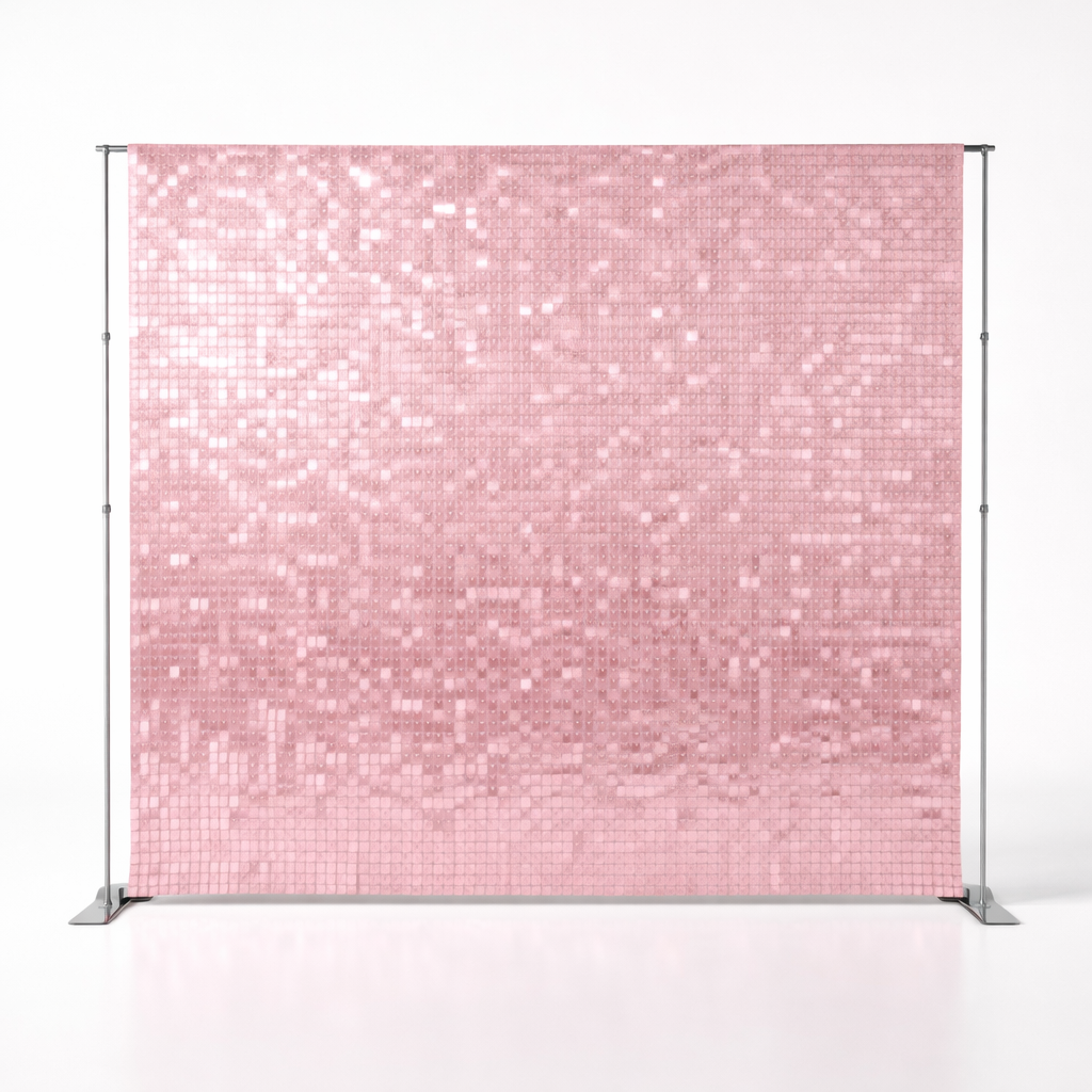 pink shimmer wall