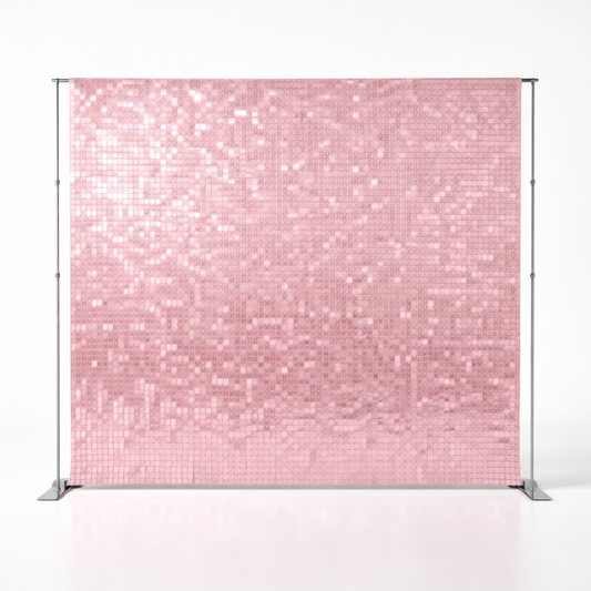 Pink Shimmer Wall