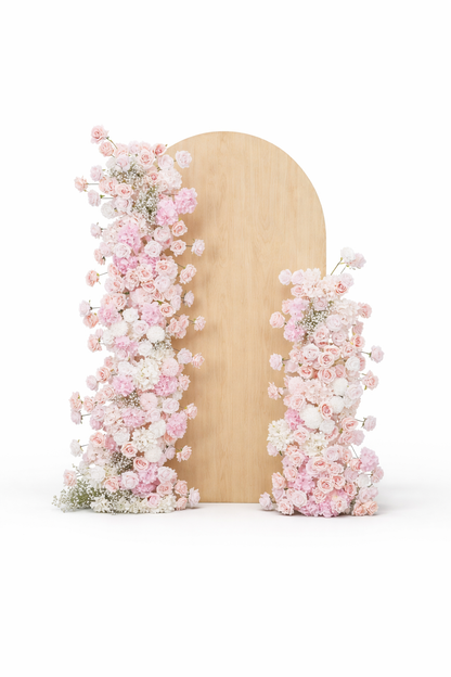 Pink Floral Arch