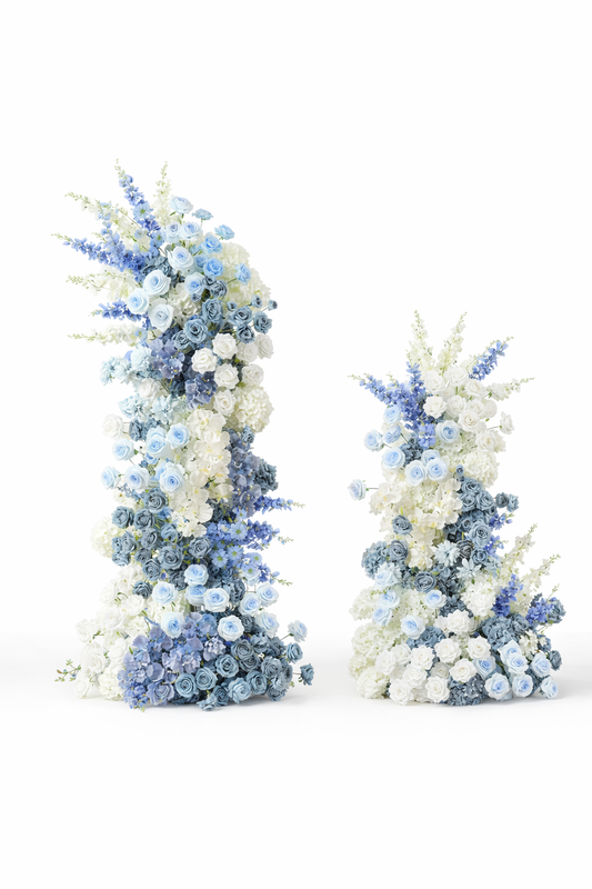 Blue Floral Arch
