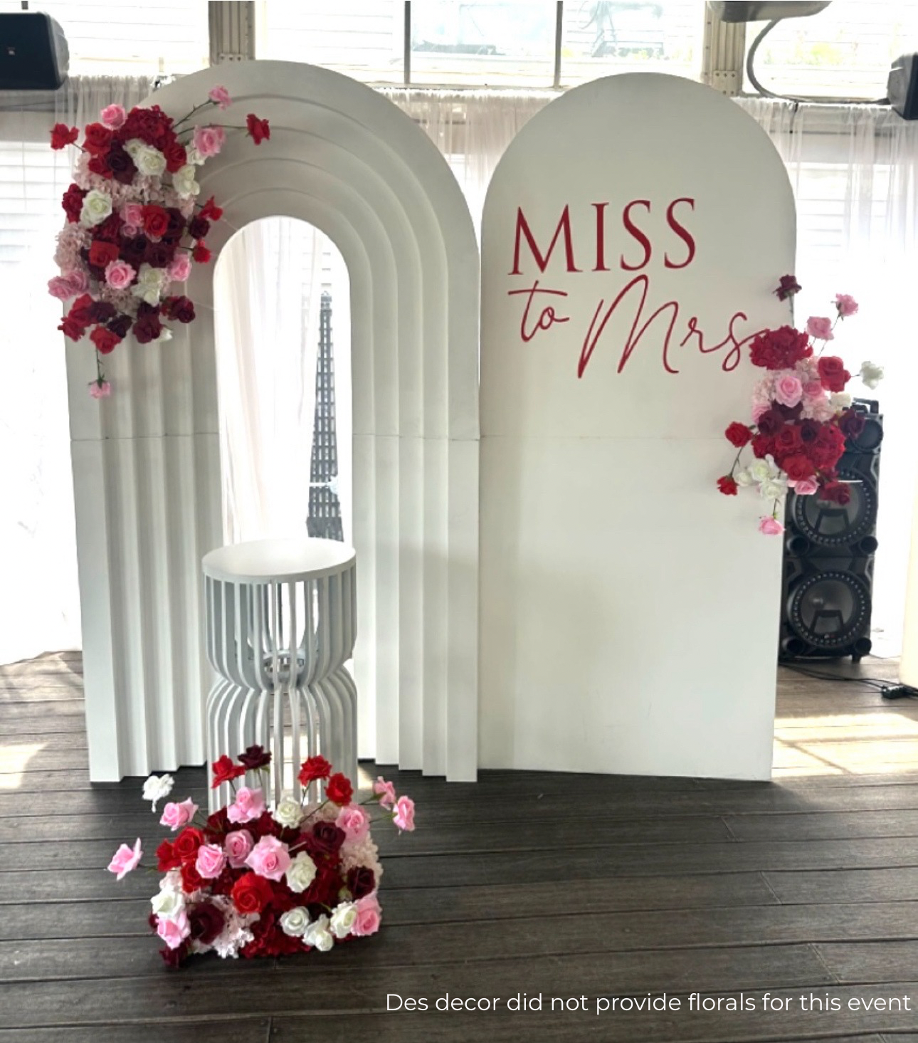 bridal bundle- floral and custom decal add-on